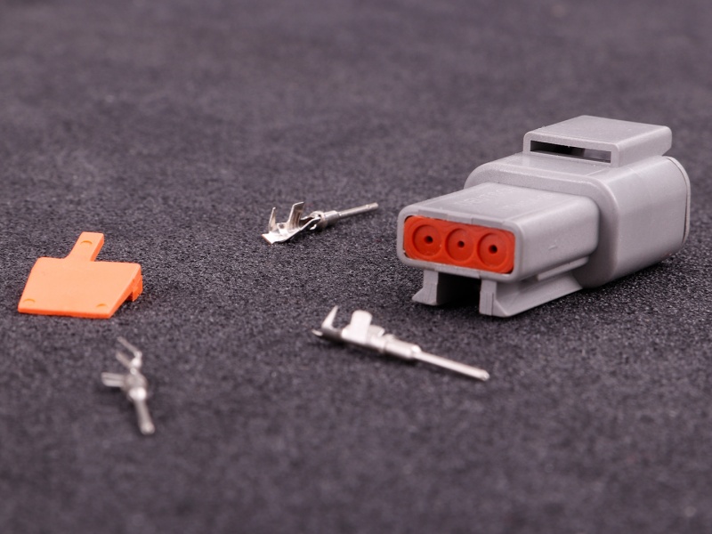 Kontaktdon 3-poligt stiftdon DTM series