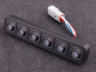 CAN knappsats (6 knappar) med multifärgs LED enkelradig